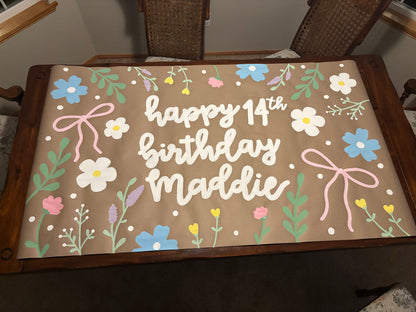 Garden Floral - Digital Banner Template