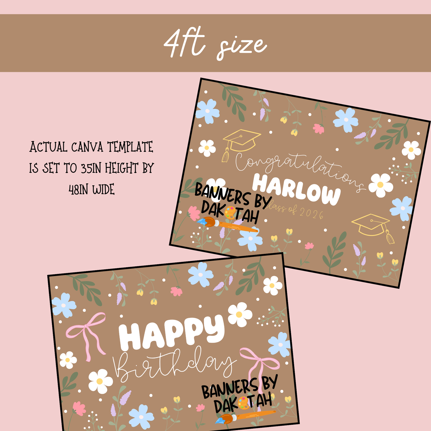 Garden Floral - Digital Banner Template