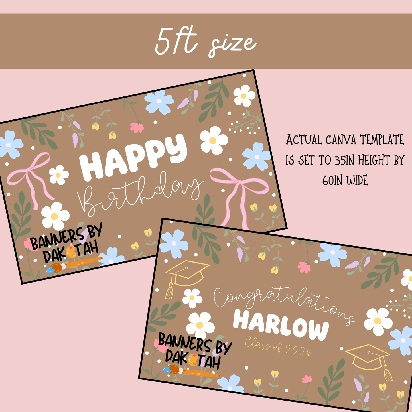 Garden Floral - Digital Banner Template